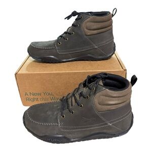 KURU Quest Boots Mens Size 13 Woodstock Brown Black Leather Ankle Hiking Comfort